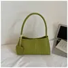 Nova bolsa de ombro tecida estilo francês de nicho transfronteiriça para mulheres, bolsa de mão elegante, bolsa de ombro retrô da moda para o dia a dia, tendência