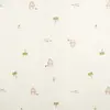 Tela de Algodón y Lana Cepillada Peinada Doble Cara 40S Tipo a Tela Estampada de Dibujos Animados 205cm Tela de Punto de Algodón Puro para Bebé