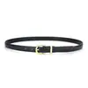 Cinturón de mujer estilo coreano para jeans, simple y moderno, cinturón decorativo delgado para mujer, cinturón versátil estilo coreano para estudiante con cordón