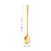 Cuchara Mate de Acero Inoxidable 304 Cuchara para Condimentos de Cocina Mini Cuchara Pequeña para Café Cuchara Doméstica para Sal Cuchara Extra Pequeña de 9cm