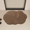 Alfombrilla de Piso para Baño con Grano de Madera Retro Fuerte Absorción de Agua Alfombrilla de Tierra de Diatomeas Sentido de Alta Gama Felpudo de Entrada de Baño Felpudo Antideslizante