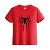 Camiseta de Algodão de Manga Curta Cor Sólida Verão Transfronteiriça Roupas Infantis Meia-manga Roupas Pai e Filho Roupas de Classe Camiseta Básica com LOGO Estampado