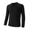 Nova Camiseta Esportiva Masculina Outono/Inverno Quente de Manga Longa com Gola Alta Fabricante Top Camada Base Absorvente de Suor para Corrida ao Ar Livre com Fleece
