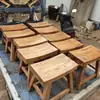 Mesa de Madera de Olmo Viejo del Norte, Mesa de Té, Mesa de Madera Maciza, Mesa de Bar, Mesa Larga, Escritorio, Mesa de Comedor, Mesa de Balcón, Alojamiento, Uso Comercial