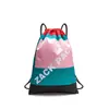 Zackpack Esportivo Impermeável Pano Oxford Cordão Bolsa com Logotipo Impresso Mochila Nylon Outdoor Bolso com Cordão Mochila