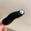 Pinza de Garra de Peluche para Mujer, Pinza Grande para el Cabello de Otoño e Invierno con un Toque de Lujo, Pinza de Tiburón Ins para Cabello Grueso, Pasador para Moño, Accesorio para el Cabello
