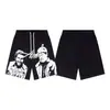 Dropshipping Transfronterizo 2026 Primavera/Verano Nuevo Estilo Que Es Estampado de Letras Casual Holgado Pantalones Cortos Unisex Pantalones Cortos de Playa