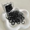 Bandas Elásticas de Goma de Alta Elasticidad para Niños, Tamaño Pequeño, Cuerda para el Cabello Trenzado, Banda para el Cabello Duradera para Bebé, Pequeña Cuerda para el Cabello para Niñas