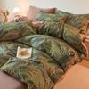 Categoría Madre y Bebé 100% Algodón Cepillado Estilo Retro Europeo Juego de Cuatro Piezas para Cama de Adulto Juego de Tres Piezas para Cama de Dormitorio Estudiantil