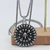 Moderna Elegante Creativa Dominante Anillo Collar Cabeza Multi-esqueleto Hombres y Mujeres Calle Hip-hop Punk Colgante Colgante