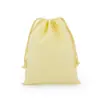 Bolsa de lona con cordón al por mayor fábrica empaque almacenamiento algodón cordón regalo en blanco impreso LOGO color