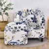 Funda para Sillón Individual de Color Sólido Cubre Sofá Funda Protectora Totalmente Inclusiva Bañera Semicircular Funda para Sofá Estilo Americano Cojín