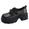 Estilo Britânico Retro Sola Grossa Mary Jane Feminino Modelo 2026 Fivela Bico Redondo Tendência Moda Versátil para Ir ao Trabalho Sapatos Pequenos de Couro