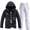Novo traje de esqui masculino e feminino, calças de snowboard quentes e grossas, estilo coreano