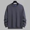 Sudaderas de Color Puro con Cuello Redondo para Primavera y Otoño para Hombres y Mujeres, Chaquetas Deportivas Pullover Off-Shoulder, Tops Casuales Holgados de Manga Larga