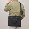 Bolsa para Documentos, Maletín para Viajes de Negocios y Conferencias, Bolso Cruzado Casual de Tela Oxford Repelente al Agua, Bolso de Moda para Hombre para Viajes de Negocios