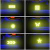 Pegatina reflectante para coche, bicicleta eléctrica, motocicleta, advertencia nocturna, creativa y personalizada