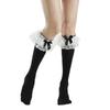 Calcetines Lolita Transfronterizos de Nuevo Producto con Lazo de Encaje, Calcetines hasta la Pantorrilla Estilo Ballet, Calcetines de Encaje Lolita