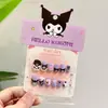 Uñas Vestibles de Dibujos Animados para Niños Sanrio Melody Kitty Kuromi Uñas de Bebé Lindas Suaves Lindas Manicura