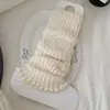 Polainas de tricô para mulheres, novos estilos outono/inverno, efeito emagrecedor, cor sólida, estilo JK Lolita, meias cinzas, meias plissadas estilo coreano