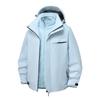 Jaqueta Outdoor Luo Tuo para Homens, Conjunto de Duas Peças em Fleece Três em Um para Mulheres, Jaqueta de Viagem Outdoor para Xizang, Roupa de Montanhismo para Inverno