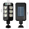 Luminária Solar de Rua Externa Lâmpada de Parede com Sensor de Movimento para Corredor de Jardim de Villa Pátio Iluminação LED à Prova d'Água Pequena Luminária de Rua