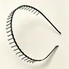 Diadema Ancha y Gruesa para Lavado de Cara, Diadema Metálica Ondulada de Moda para Hombres y Mujeres, Adecuada para Hombres con Cabello Largo, Venta al por Mayor