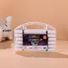Set de rotuladores acrílicos de doble punta y doble color con puntas suaves, apto para superponer colores, para pintura artística estudiantil y pintura a la acuarela para manualidades