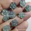 Jade Natural Material de Crisis Azul Hielo Flor Pequeña de Agua, Diámetro 10mm Cuentas Accesorios Cuentas Sueltas DIY Cuentas Sueltas de Jade Accesorios para Joyería