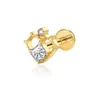 Procesamiento y Personalización de Aretes de Aleación de Titanio, Joyería para Piercing en la Lengua, Fábrica de Origen para Mujeres, Procesamiento de Joyería para Piercing en el Labio, Personalización al por Mayor