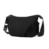 Bolsa transversal casual de grande capacidade, modelo novo 2026, bolsa de nylon simples e versátil para homens e mulheres, bolsa de ombro simples e leve