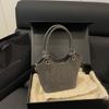 2025 Nova Moda Estampa de Leopardo Casual Simples Grande Capacidade Ombro Transversal Bolsa de Mão para o Trabalho Bolsa Saco para Mulheres