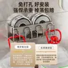 Soporte Eléctrico para Cepillo de Dientes sin Taladro Aluminio Espacial Montado en Pared Baño de Lujo Adhesivo de Pared Porta Vasos para Enjuague Bucal Baño