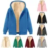 Sudadera cálida de invierno con forro polar engrosado para hombres y mujeres, chaqueta casual holgada para parejas, conjunto de 2 piezas
