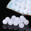 Calcedonia Natural Cuentas Sueltas Azul Morado Blanco Calcedonia Floral Cuentas Redondas Pulseras Collares de Abalorios Hechos a Mano para DIY