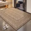 Felpudo de lujo de alta gama, alfombra de entrada, alfombra para la entrada del hogar, antideslizante, resistente a la suciedad, fácil de mantener, se puede cortar a medida
