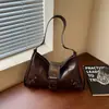 Bolsa Grande Capacidade para Travessia de Fronteira Feminina 2026 Outono Novo Estilo Moda Versátil Retro Bolsa de Ombro Transversal