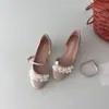Zapatos Planos de Moda para Mujer 2026 Verano, Diseño de Concha Dulce, Correa Única, Corte Bajo, Tira Delgada, Punta Redonda, Corte Lateral, Temperamento Suave