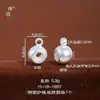 Puzuo Color Fuerte que Conserva Cobre Plateado Arena Plata Accesorios DIY Cuentas de Posicionamiento de Silicona con Cuentas Espaciadoras de Bucle Cierre de Ajuste para Pulsera Collar
