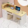 Mostrador de Cajero Simple Moderno Pequeño Tienda de Ropa Tienda de Conveniencia Tienda para Mamá y Bebé Tienda Mesa de Bar Escritorio de Recepción