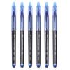 Pluma de Gel Borrable para Estudiantes de Primaria Pluma de Agua con Recarga de 0.5 de Tercer Grado Pluma Borrable Negra Azul Cristal de Alto Valor Ins