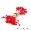 Flor Artificial Roja Grande Flor de Espuma Fruta de un Solo Lado Accesorios Hechos a Mano para Manualidades para Hacer Pasador Flor Envuelto Material para Joyería
