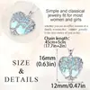 Pendientes Collar de Piedra Lunar Amazon Cross-Border Pendientes Europeos y Americanos de Lujo Ligero Gama Alta Corazón Árbol de la Vida para Mujeres