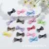 En stock moños de cuadros de 3 cm para ceñir la cintura en varios colores, moños de tela para ropa, lencería y accesorios decorativos hechos a mano para manualidades