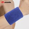Espessado e alongado toalha pulso guarda atacado suor absorvente respirável pulso guarda correndo equitação logotipo multi-cor opcional