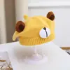 Gorro de Bebé para Primavera y Otoño, Boina de Lana Tejida Fina, Adorable Gorro de Artista para Niños y Niñas, Moderno