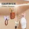 Gancho de mariposa giratorio, sin taladro, plegable, fuerte, gancho adhesivo de esquina sin rastro para baño, perchero de pared sin clavos