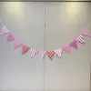 Nuevas Banderas Triangulares para Decoraciones de Fiestas Festivas, Pancartas de Cumpleaños, Arreglos de Primer Cumpleaños, Banderas Coloridas