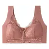 Fivela Frontal Transfronteiriça Tamanho Grande Sem Aro Comércio Exterior Sutiã Roupa Íntima Seios Grandes Parecem Menores Confortável Respirável Renda Feminina Sexy