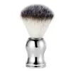 Brocha de afeitar para hombre Cerdas suaves Cepillo para barba Cabello de fibra de nailon Fibra artificial Brocha espumante Cepillo para barba Set de brochas de afeitar